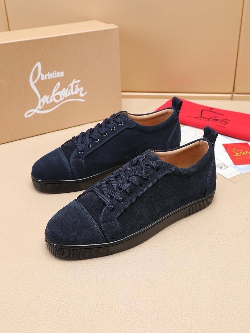 кеды christian louboutin натуральная замша,christian louboutin темно-синие замшевые низкие кроссовки,мужские кеды christian louboutin,замшевые кроссовки fun louis junior christian louboutin синий,замш