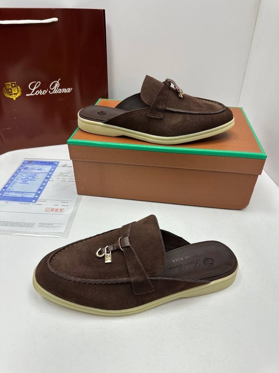 ,мюли loro piana,сабо loro piana,замшевые мюли,лоферы loro piana