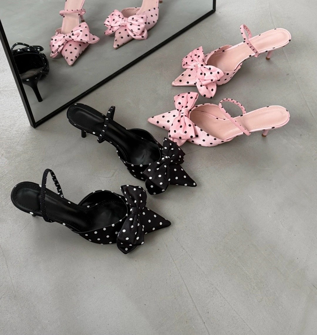 женские туфли лодочки,босоножки с бантом,туфли в горошек женские, женская,туфли в горошек