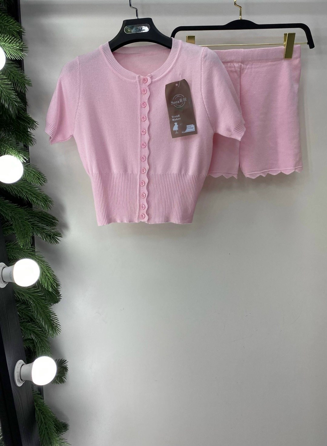 женская пижама с шортами,пижама с шортами хлопок naumova.brand,пижама женская,шорты вязаные,пижама с шортами