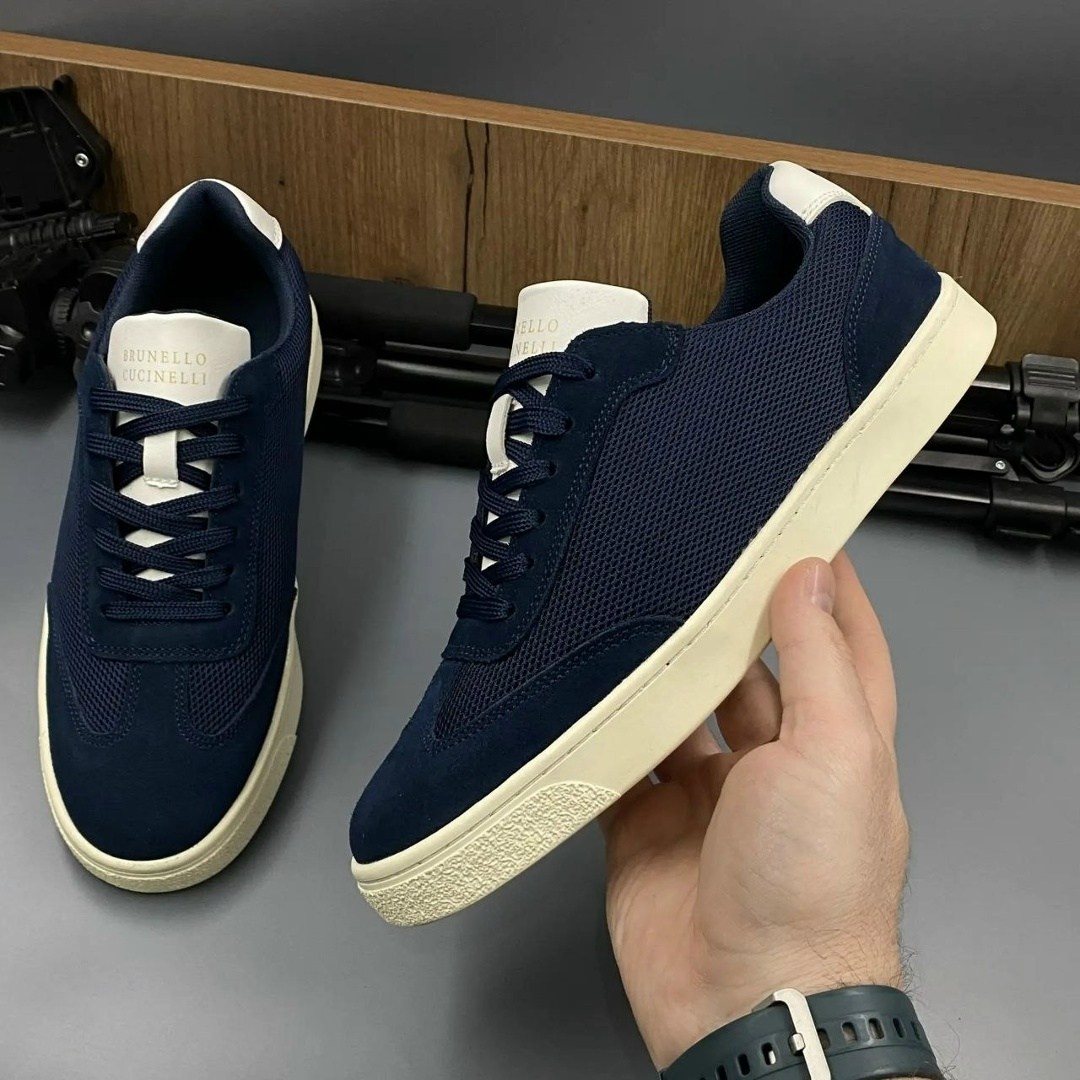 ,мужские кеды brunello cucinelli,кеды мужские,кеды синие,мужские кроссовки