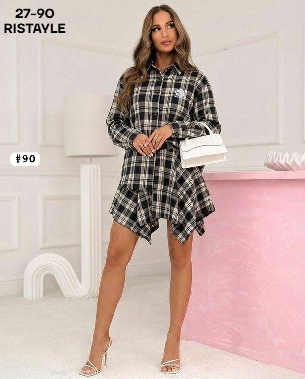 платье рубашка в клетку,женское платье в клетку,теплое платье рубашка в клетку,костюм с юбкой и рубашкой,костюм в клетку