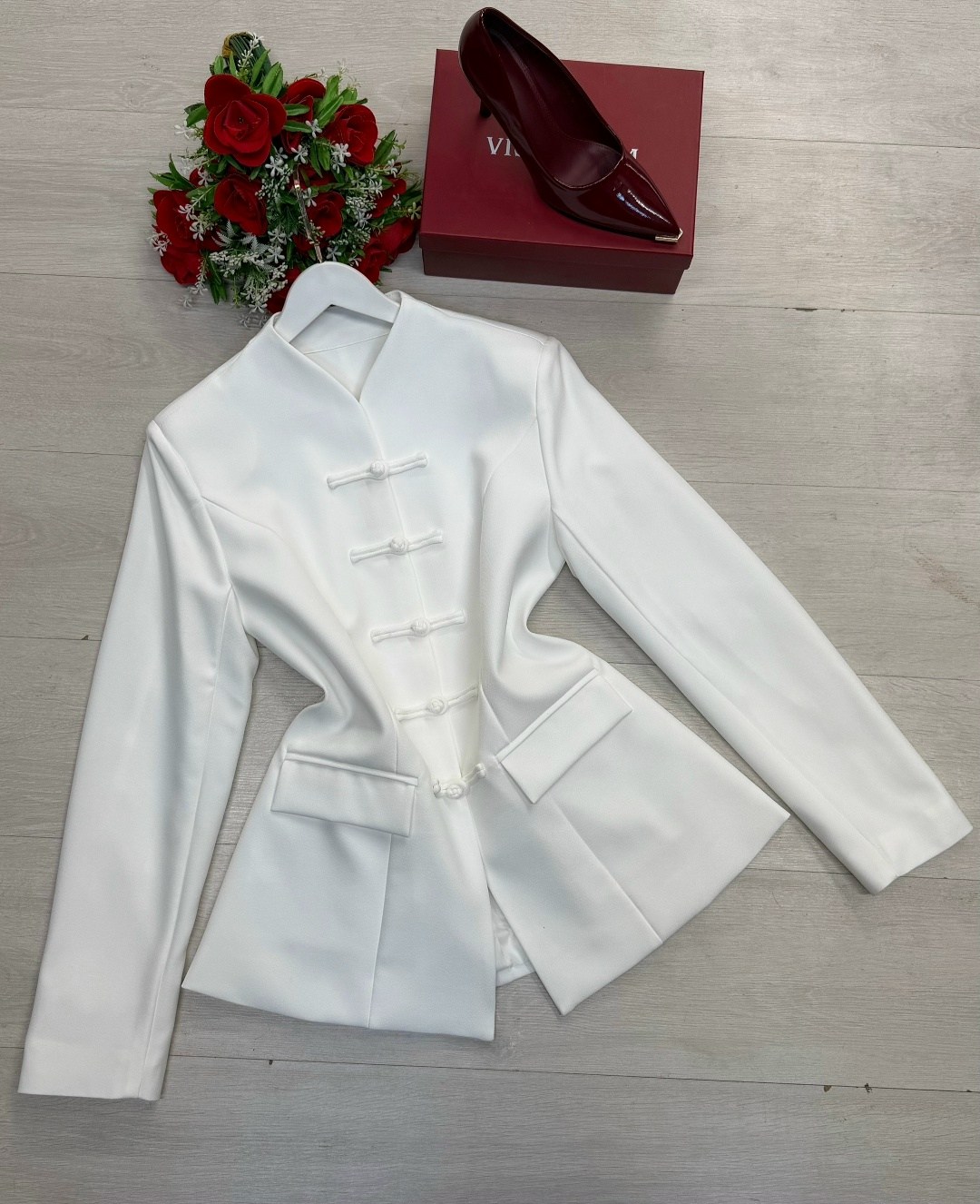 осенний черный пиджак в китайском стиле с воротником-стойкой,жакет,женский пиджак со стойкой воротником,пиджак,приталенный жакет