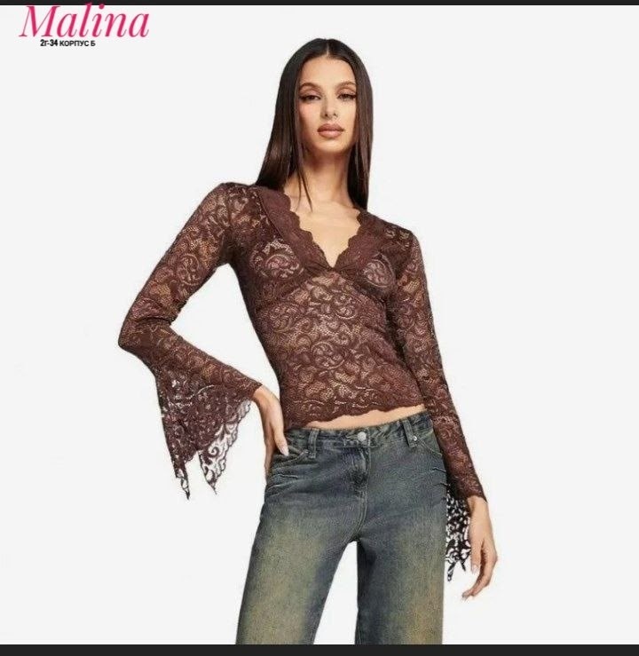 женская кружевная блузка с длинным рукавом,кружевной топ,блузка кружевная,блузка женская кружевная,блузка с длинными рукавами