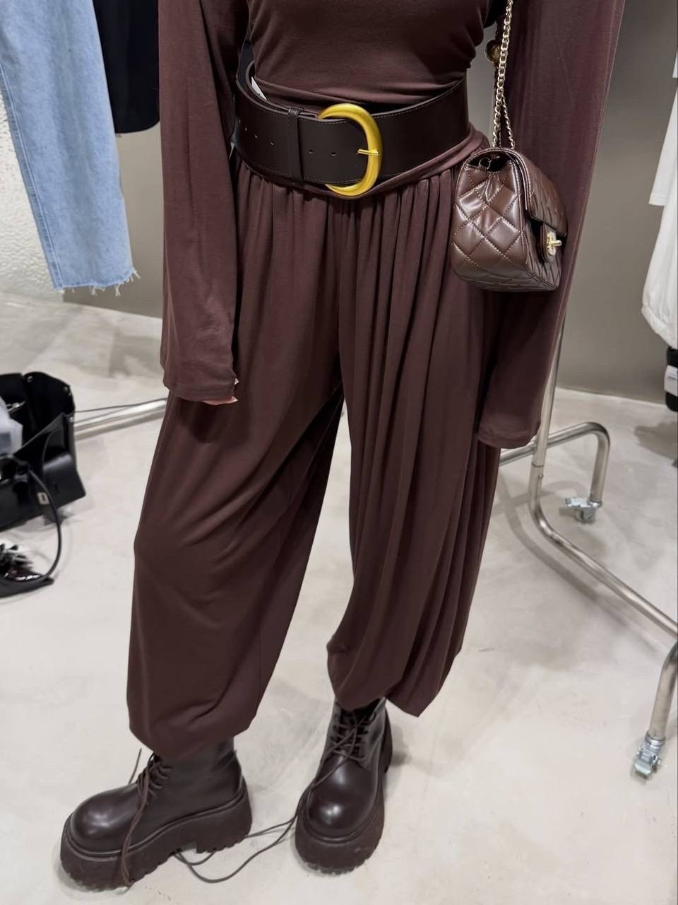 трикотажные костюмы,широкие брюки,стильные наряды