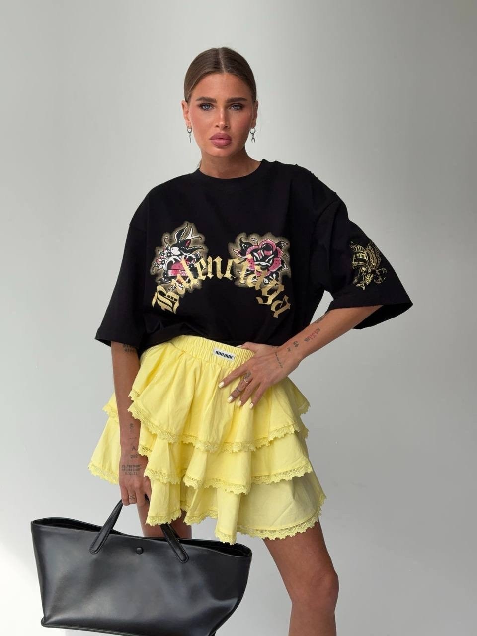 юбка с оборками,юбка желтая,юбка,модная юбка,юбка женская