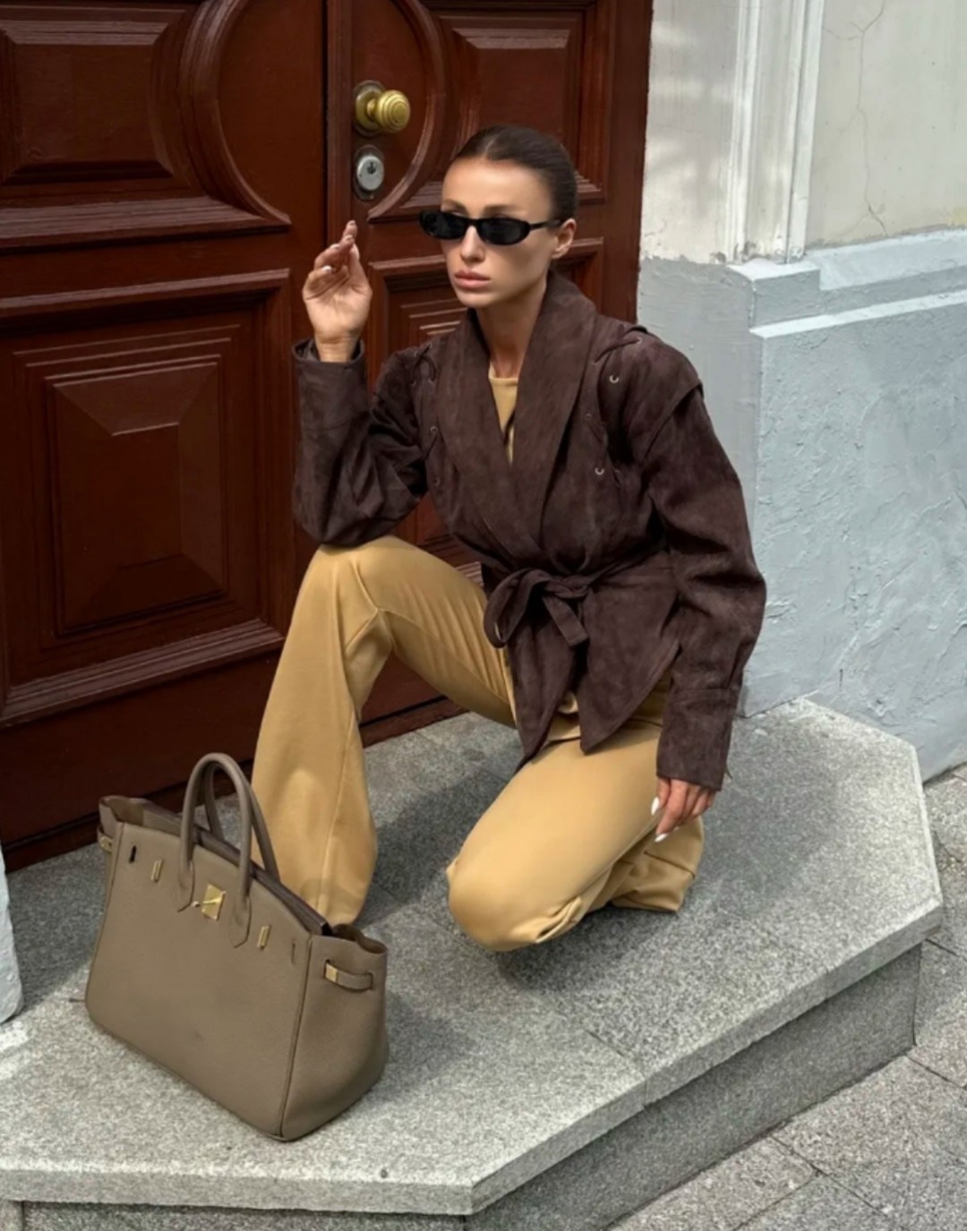 замшевая куртка,куртка замшевая женская,замшевая куртка с поясом,женская замшевая куртка baomyzhuo,куртка из замши