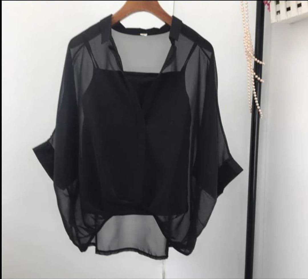 женская шифоновая блузка с рукавами летучая мышь,женская шифоновая блузка,шифоновая блузка,шифоновая рубашка,шифоновая блуза