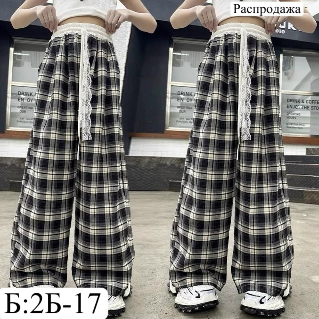 клетчатые штаны женские широкие,брюки женские в клетку,широкие брюки в клетку,штаны в клетку,брюки в клетку