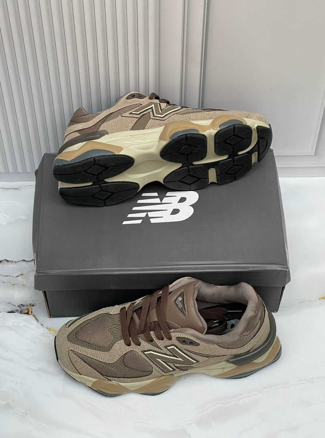 кроссовки new balance 9060,кроссовки new balance 9060 бежевые,кроссовки new balance,кроссовки new balance 9060 'mushroom' коричневый,new balance 9060