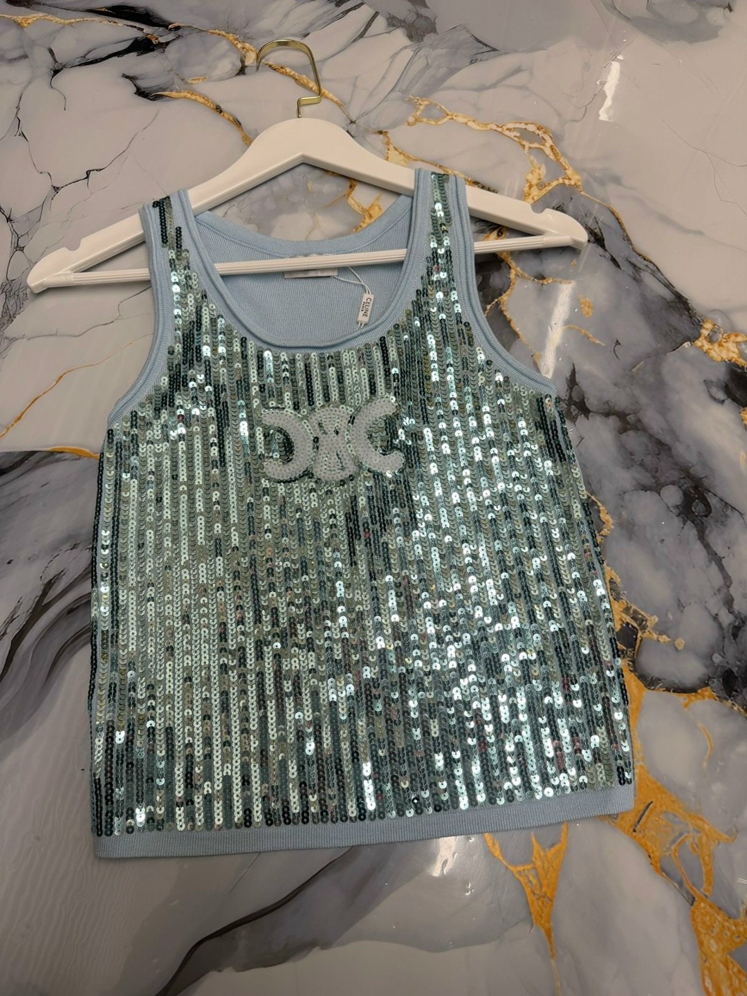 женский блестящий жилет,топ женский,топ для женщин,женский блестящий жилет с круглым вырезом