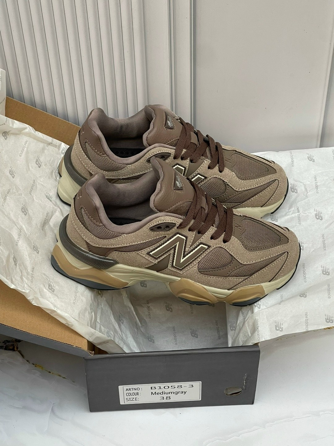 кроссовки new balance 9060,кроссовки new balance 9060 бежевые,кроссовки new balance,кроссовки new balance 9060 'mushroom' коричневый,new balance 9060