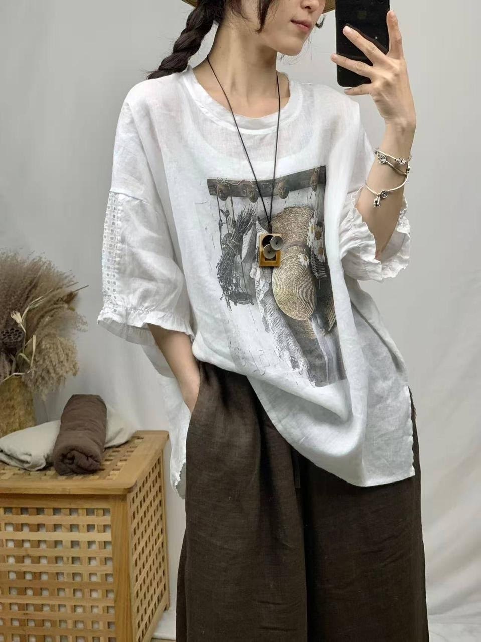 футболка женская из хлопка,женские льняные футболки,футболки женская оверсайз,женские футболки с принтом,женская футболка из хлопка и льна