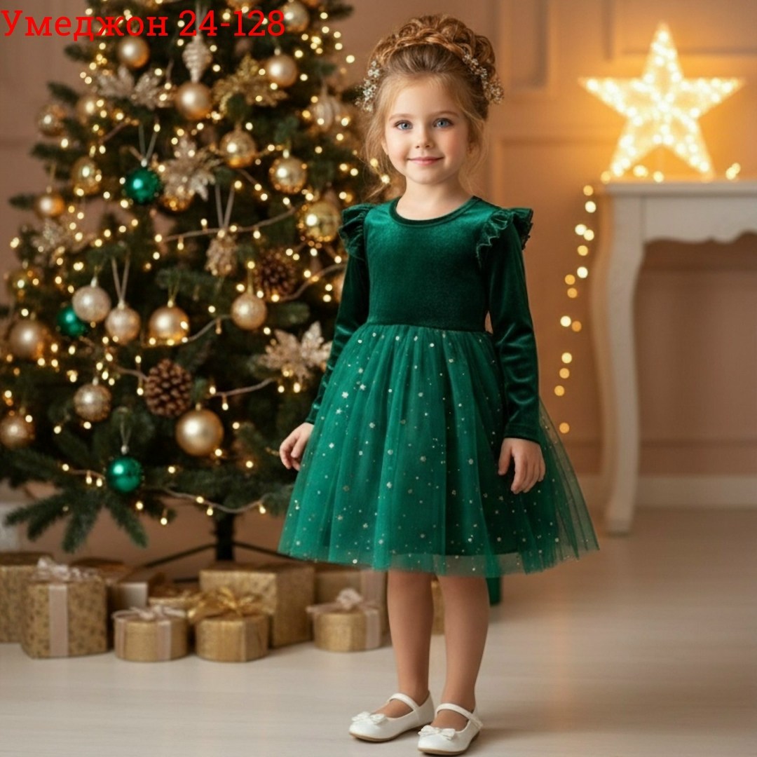 платья для девочек,изумрудное платье для девочки,детские платья для девочек,бархатное платье для девочки,новогоднее платье