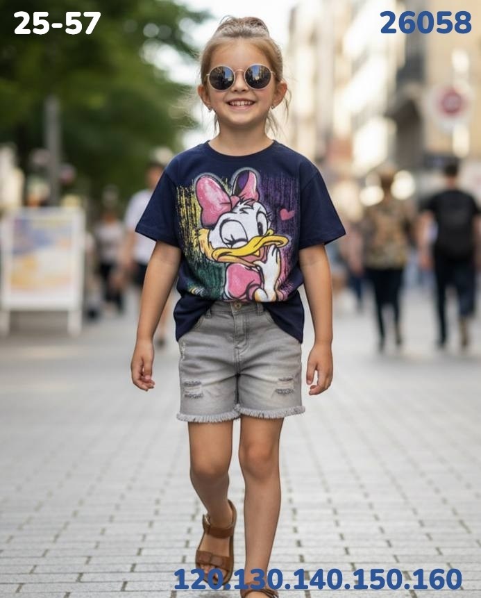 футболка с дейзи дак,футболки детские,футболки для девочек,футболка с принтом,ребенок