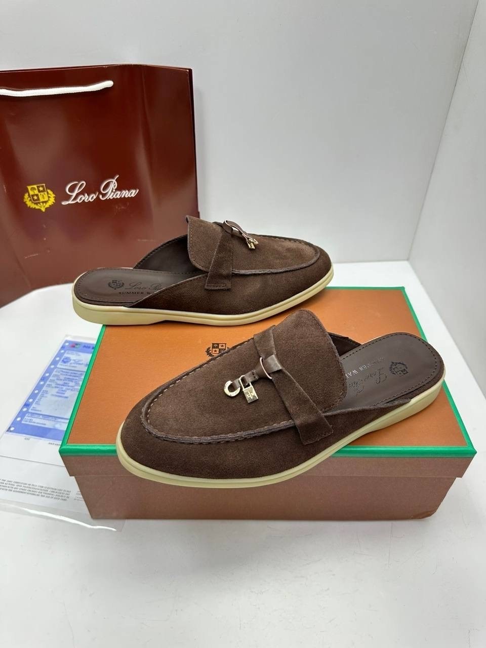 ,мюли loro piana,сабо loro piana,замшевые мюли,лоферы loro piana