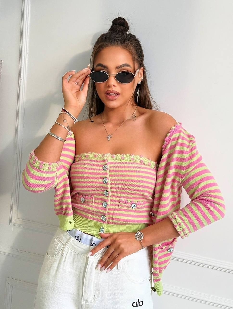 вязаные топы,модные наряды,стильные наряды,очки модные