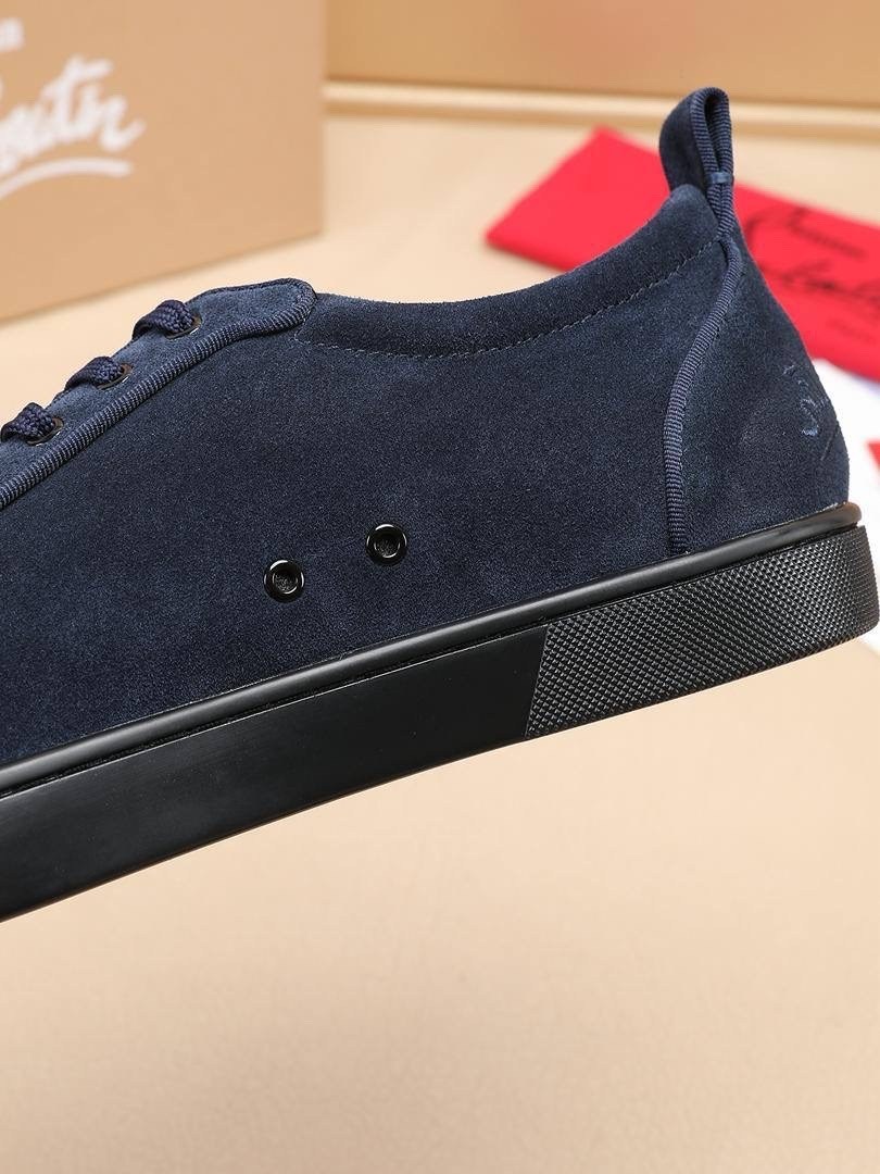 кеды christian louboutin натуральная замша,christian louboutin темно-синие замшевые низкие кроссовки,мужские кеды christian louboutin,замшевые кроссовки fun louis junior christian louboutin синий,замш