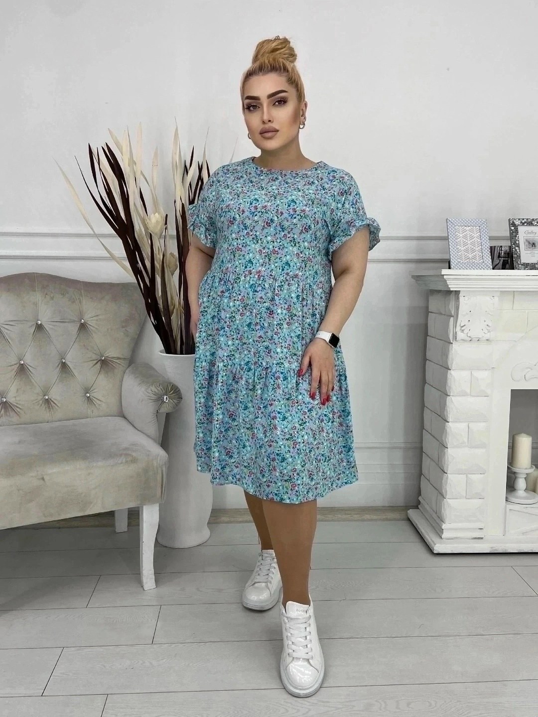 платье летнее свободное,платье свободного фасона,платье из штапеля,свободное платье,платье женской