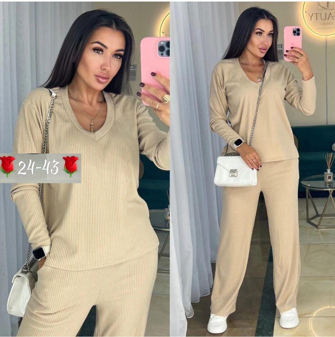 трикотажные костюмы женские,костюм женский двойка,двойка костюм с брюками,повседневный трикотажный костюм,костюм двойка женский брючный