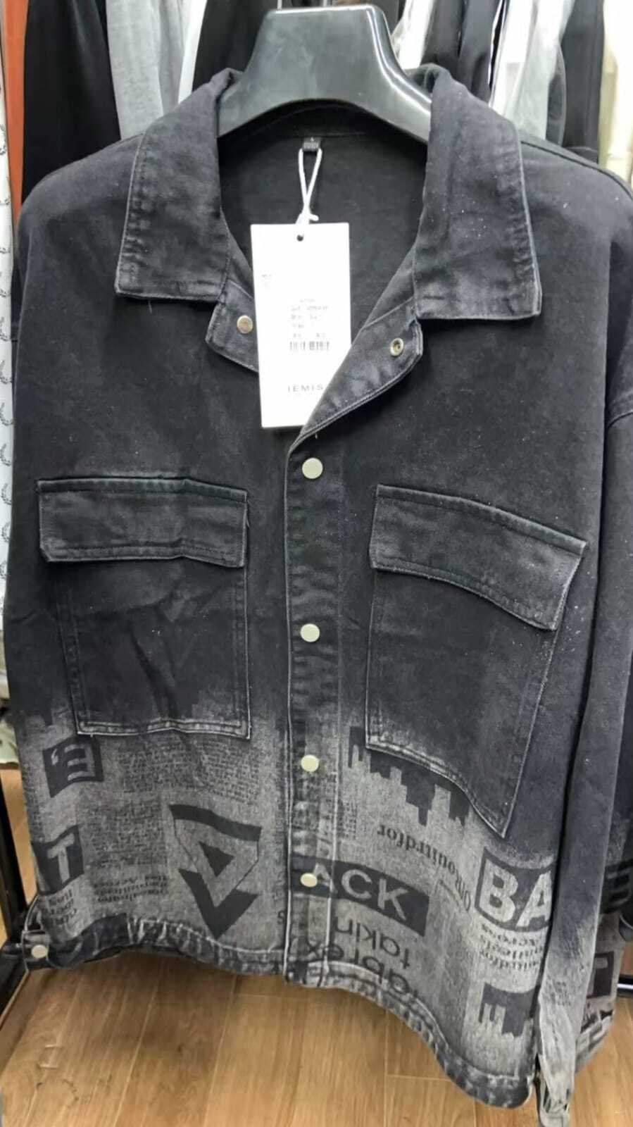 мужская джинсовая куртка,джинсовая куртка,джинсовая куртка с принтом,куртка повседневная,мужская джинсовая куртка zozowang