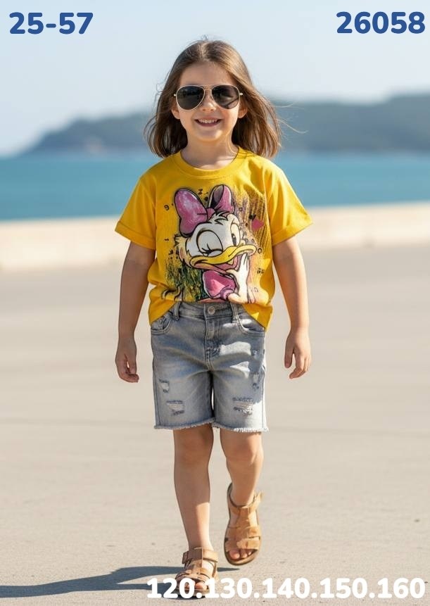 футболка с дейзи дак,футболки детские,футболки для девочек,футболка с принтом,ребенок