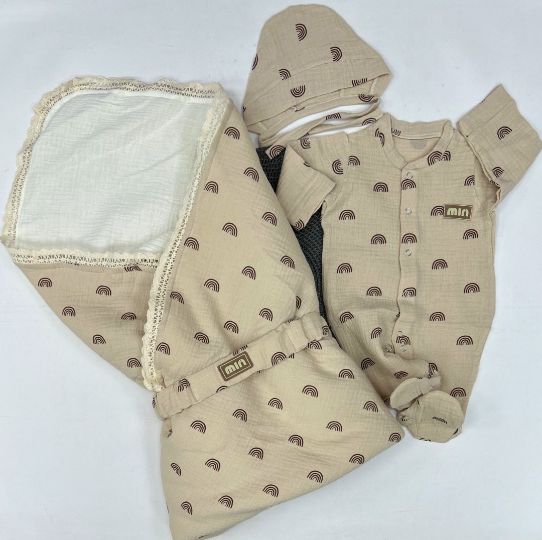 комплект на выписку,одежда для новорожденного,комплект на выписку новорожденного,комплект для новорожденного,муслиновый комплект на выписку