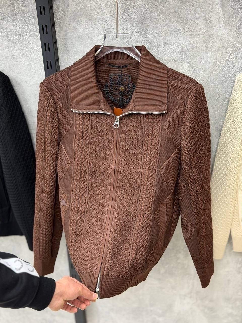 куртка комбинированная,кардиган мужские,кардиган,куртка loro piana,кожаная куртка