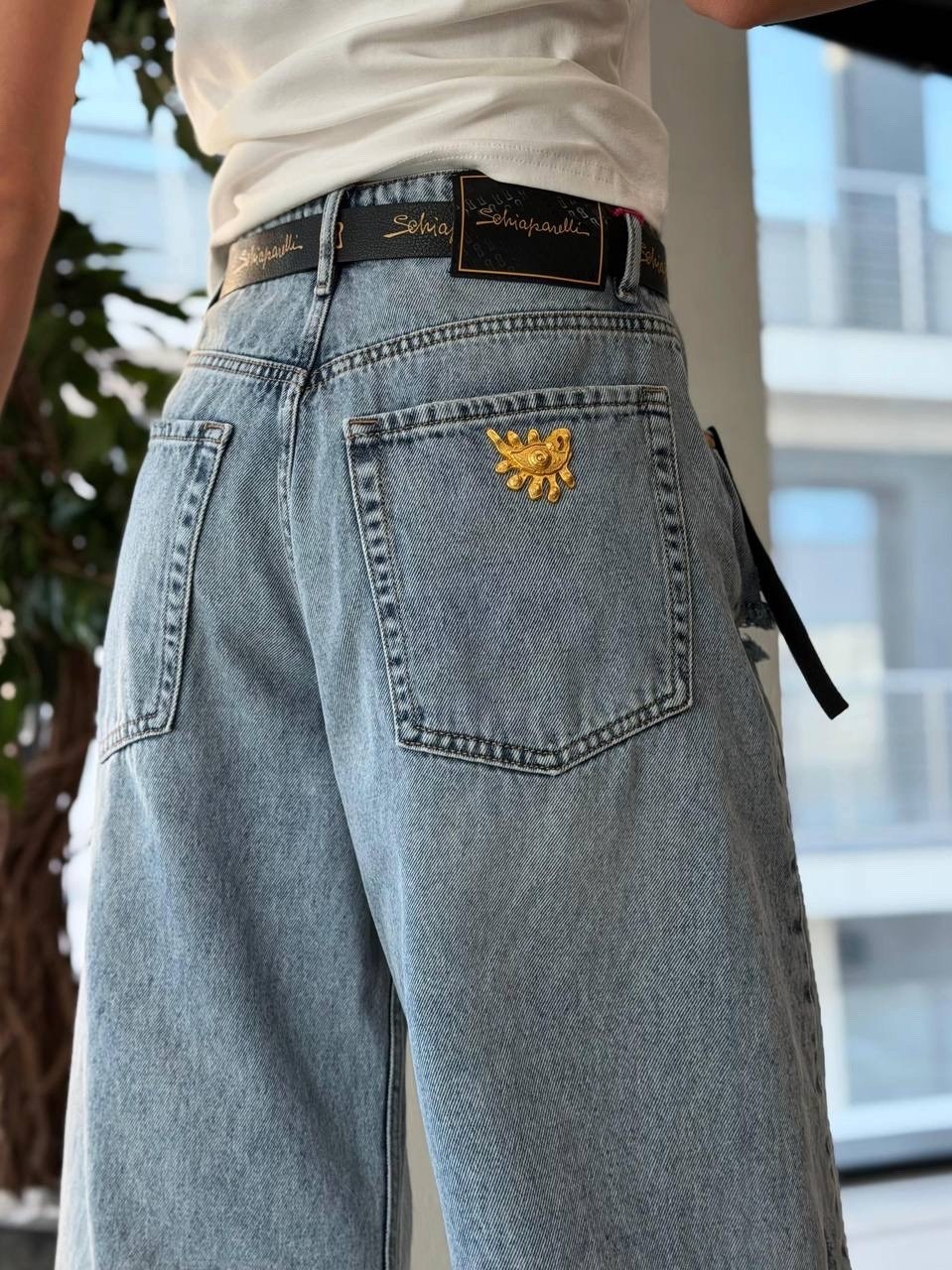 джинсы широкие lyle&scott,джинсы мужские,джинсы широкие lyle&scott dime цвет голубой,джинсы,джинсы широкие