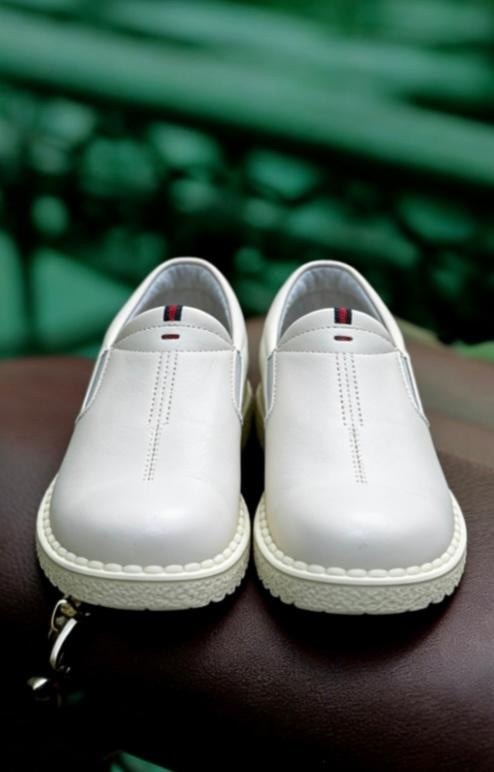 ,мокасины детские белые,повседневная ,защитная ,поварская