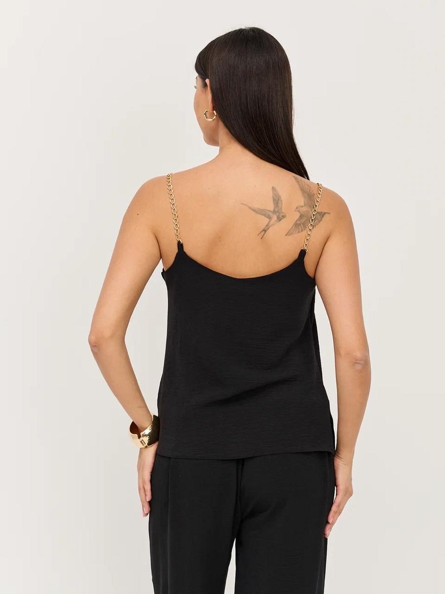 черный топ,топ на бретельках,майка на бретелях,топ женский,женская майка