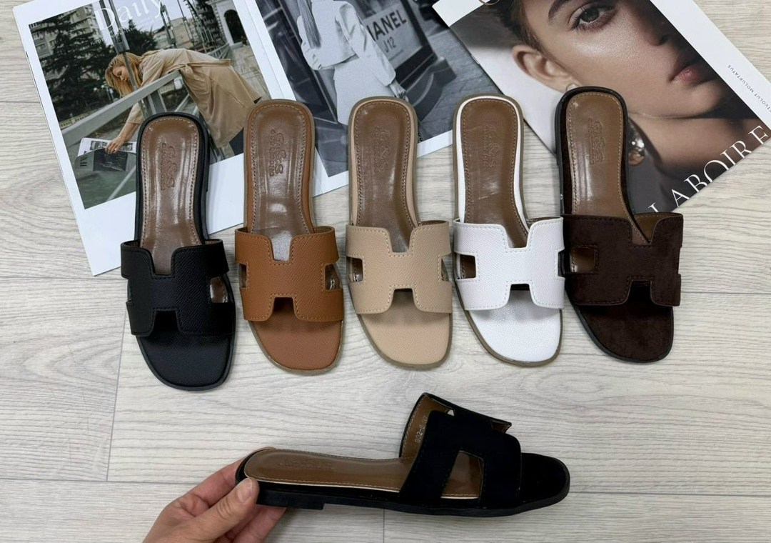 шлепки эрмес коричневые,шлепанцы гермес женские,шлепки hermes женские,,шлепки гермес женские