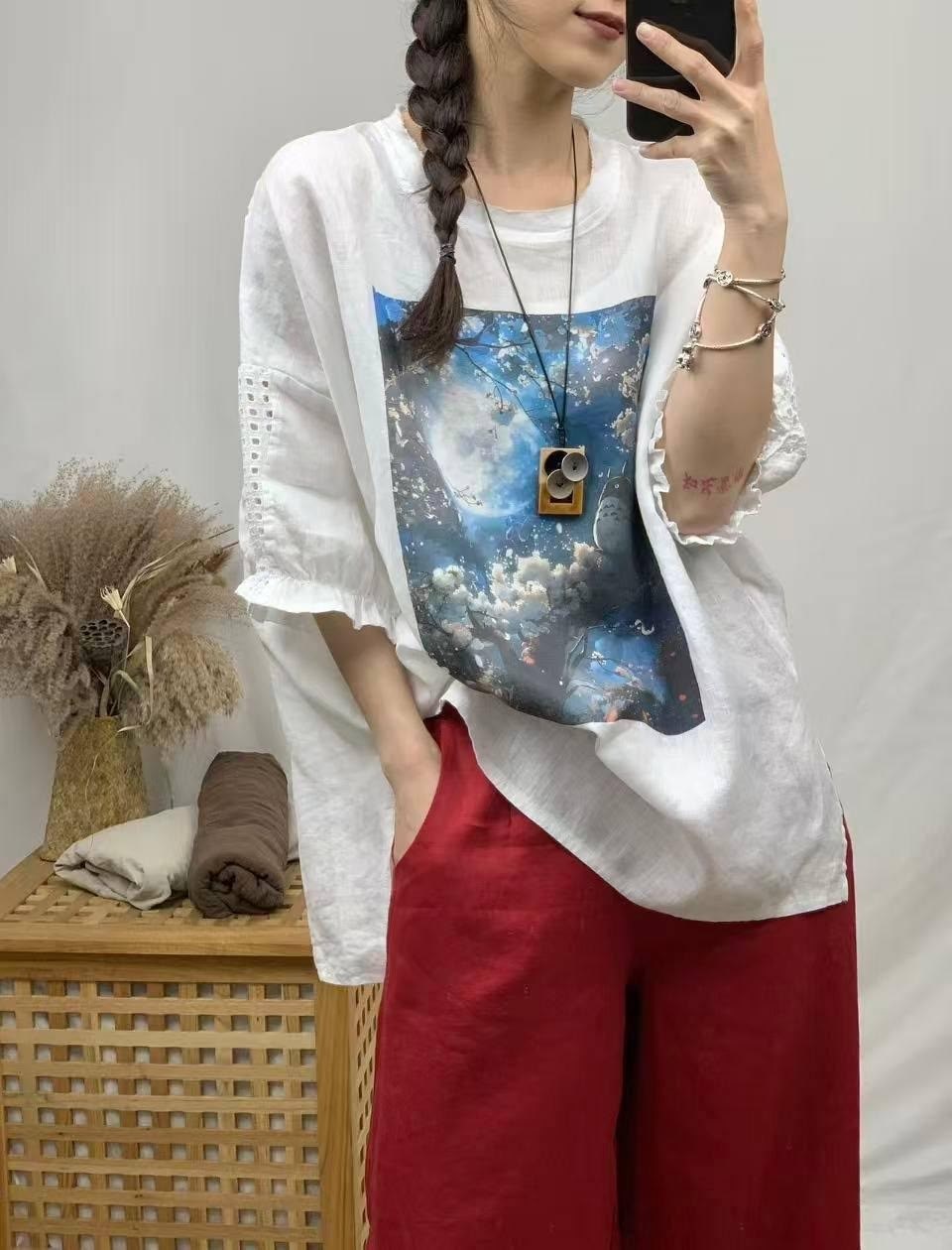 блузка с вышивкой,женские льняные футболки,льняные блузки с вышивкой,летняя блузка,блузка с вышивкой бохо