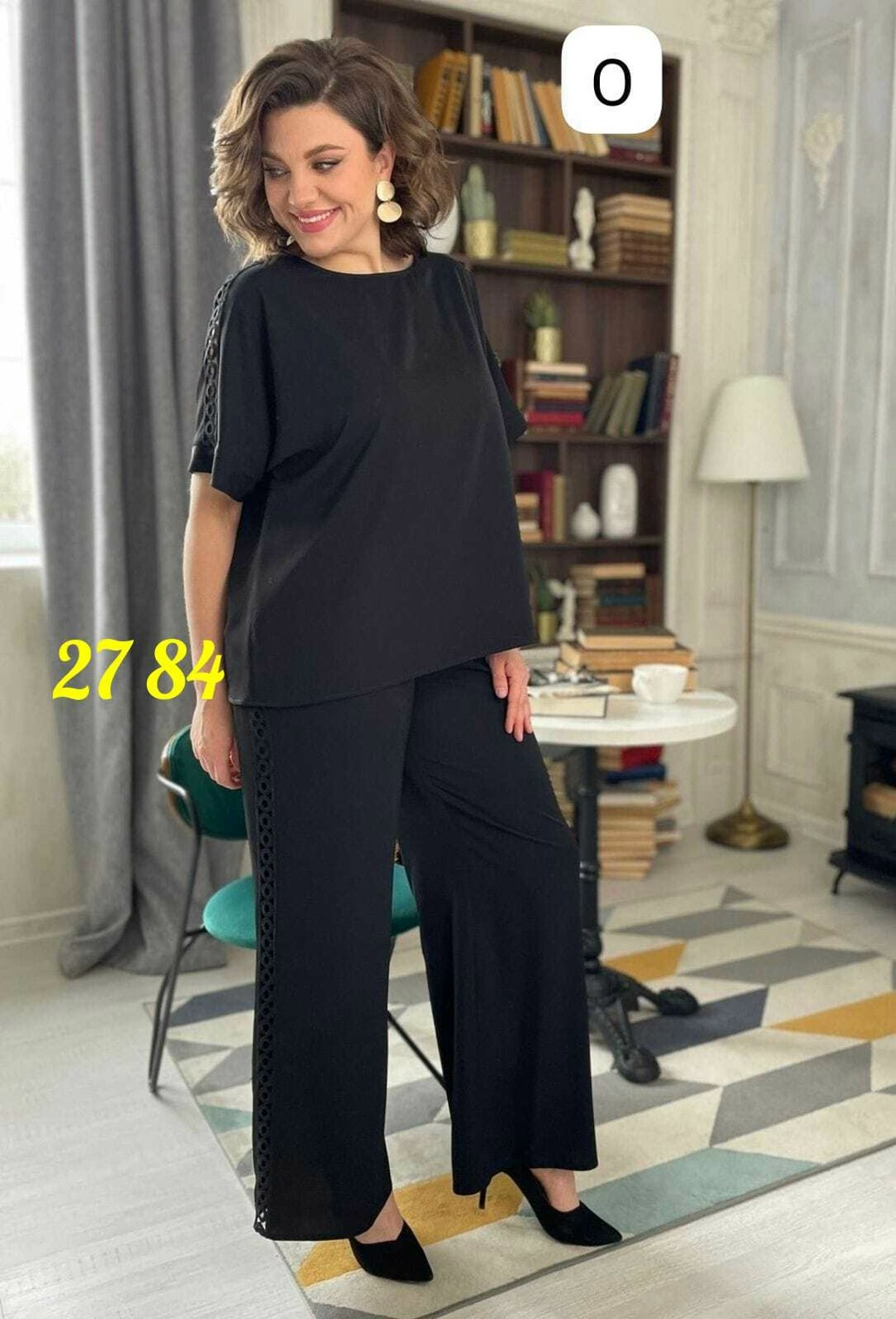 брючный костюм из купры,бежевый брючный костюм,брючный костюм свободного кроя,женские костюмы,костюм rumoda