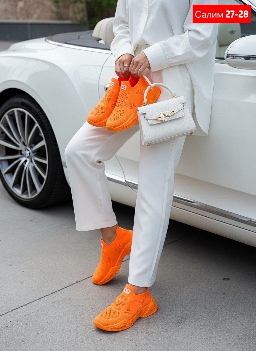 ,кроссовки женскиe, спортивная,кроссовки,оранжевые кроссовки