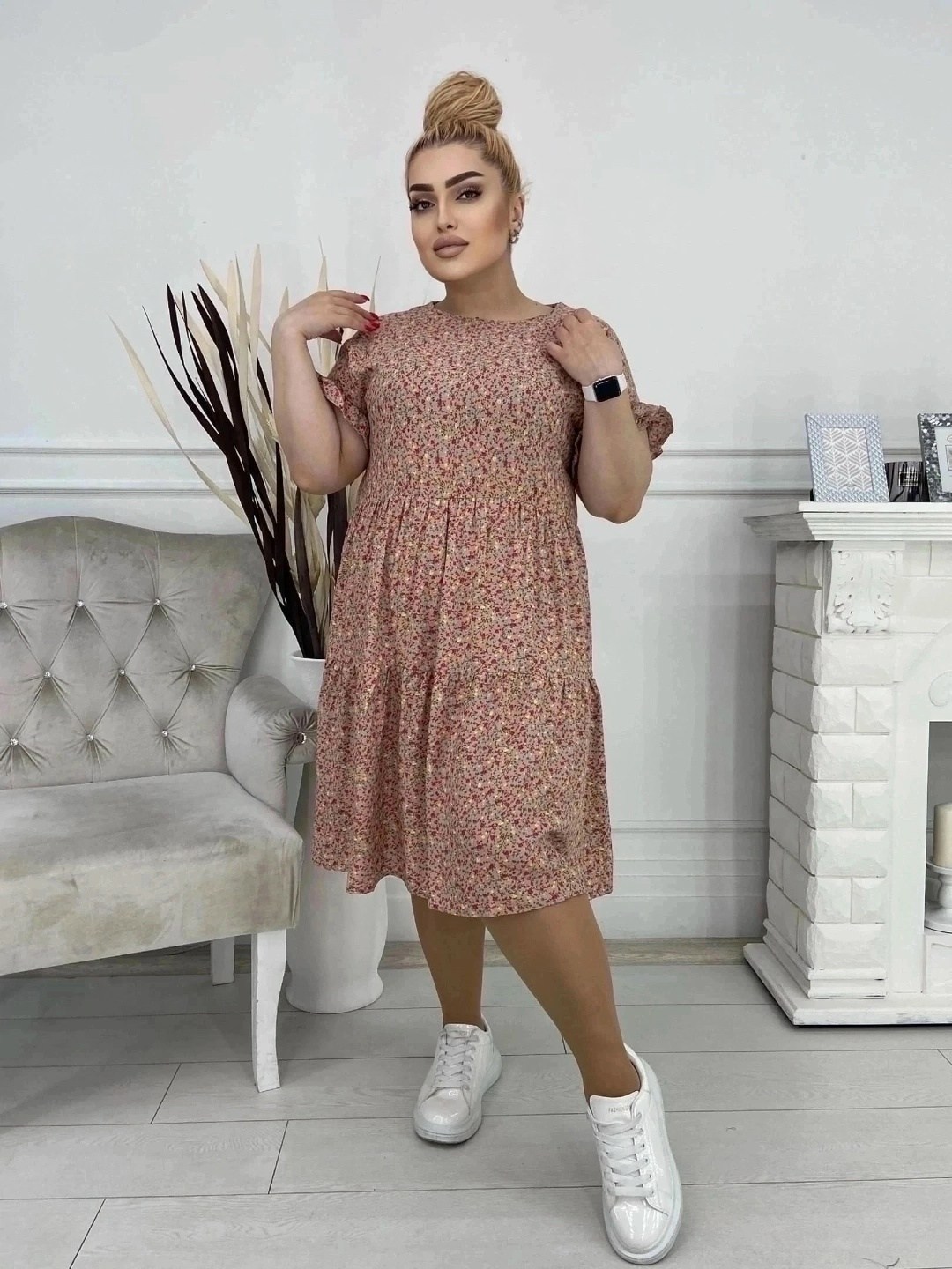 платье летнее свободное,платье свободного фасона,платье из штапеля,свободное платье,платье женской