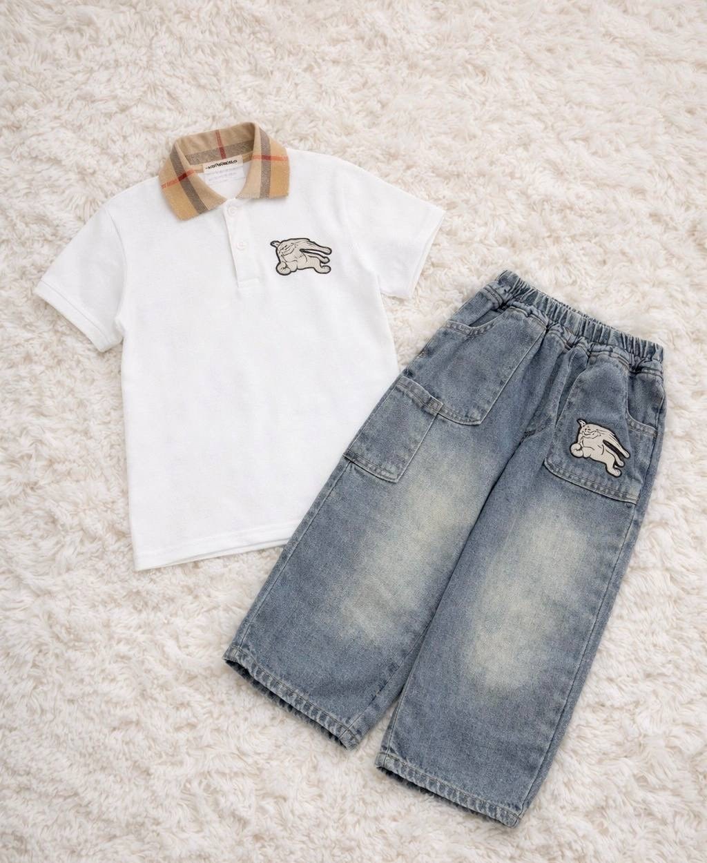 поло burberry,polo burberry,рубашка-поло burberry kids vintage check, белый,футболка burberry