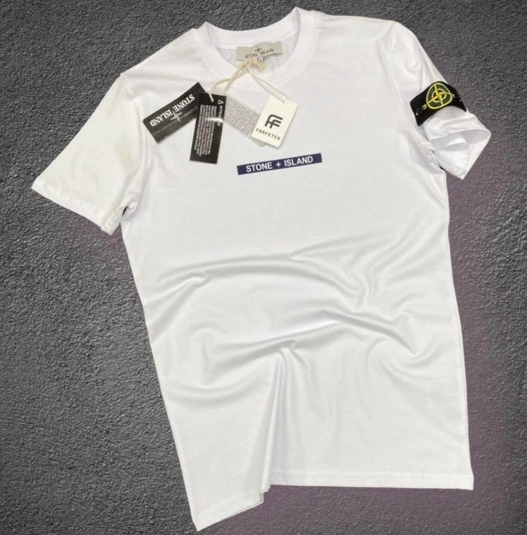 мужские футболки stone island,футболка стон айленд,белая футболка stone island,стон айленд,футболка с патчем stone island