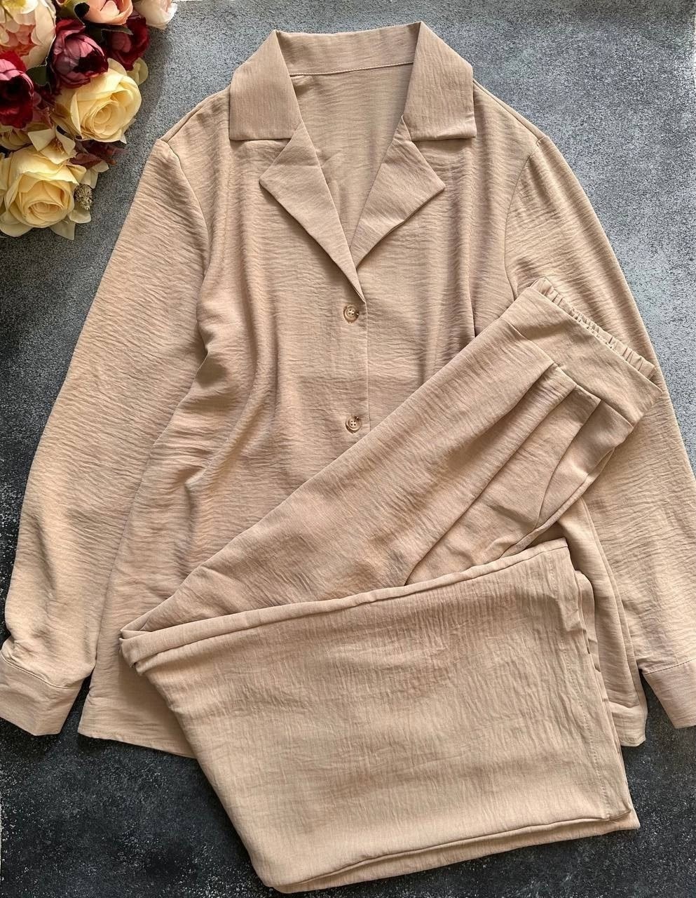 стильный летний костюм,костюм с брюками,костюм с широкими брюками,женский костюм с брюками,брючный костюм