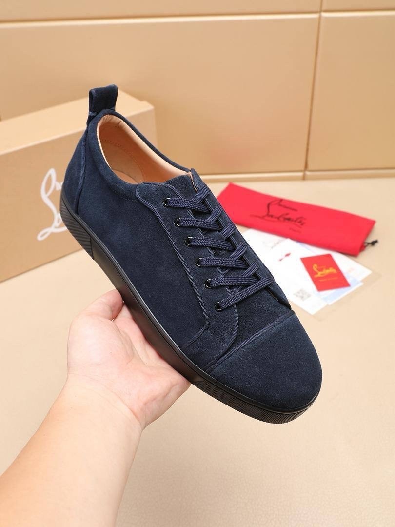 кеды christian louboutin натуральная замша,christian louboutin темно-синие замшевые низкие кроссовки,мужские кеды christian louboutin,замшевые кроссовки fun louis junior christian louboutin синий,замш