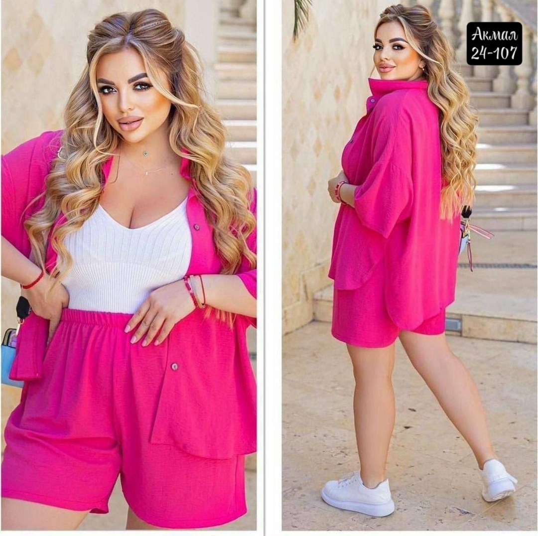 костюм с шортами женский летний больших размеров,летний костюм больших размеров,летний костюм с шортами больших размеров,костюм 3ка,женский костюм с шортами