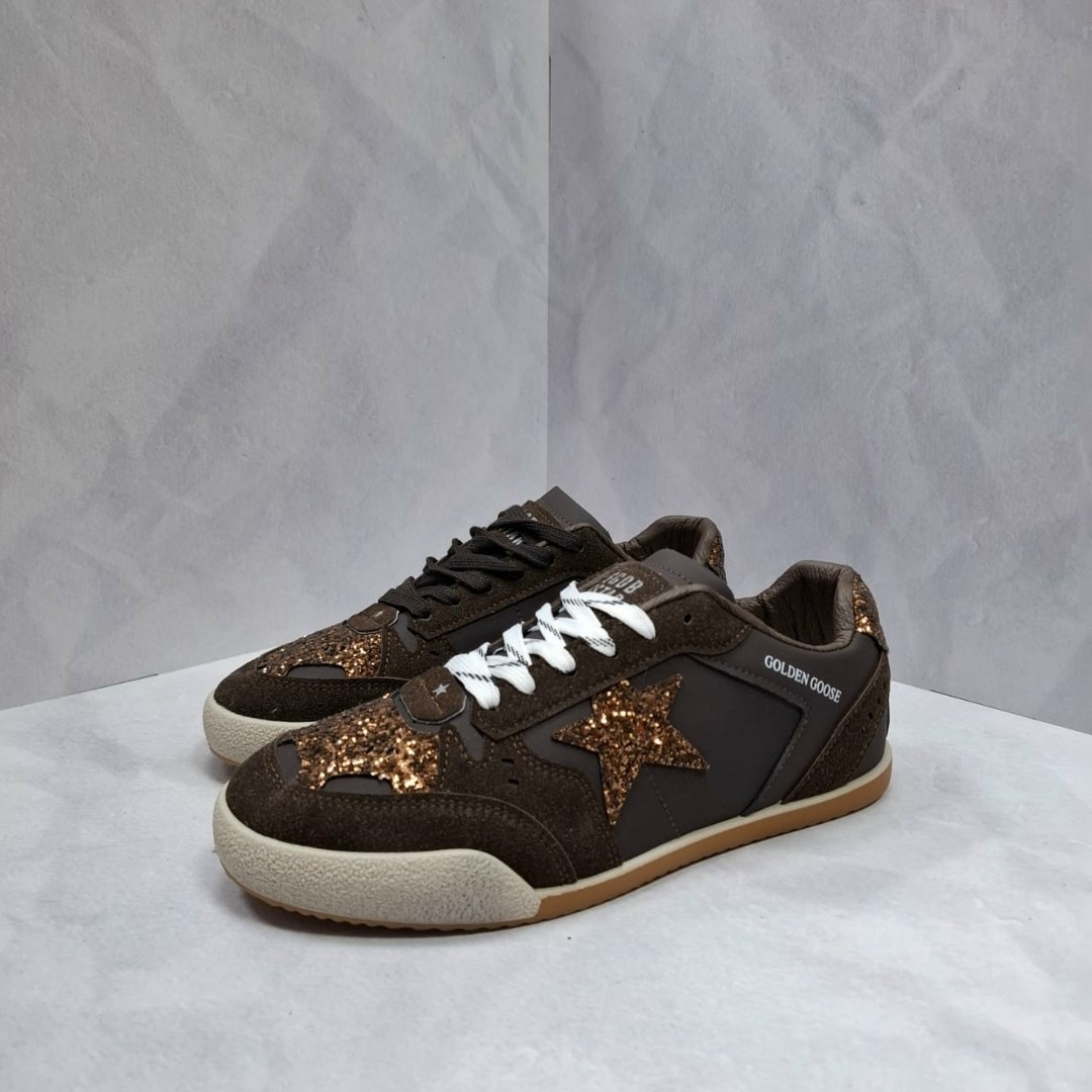 кроссовки golden goose super-star коричневый,golden goose кроссовки ball star коричневый,коричневые кроссовки ball star golden goose anthracite silver,кроссовки golden goose ball star,