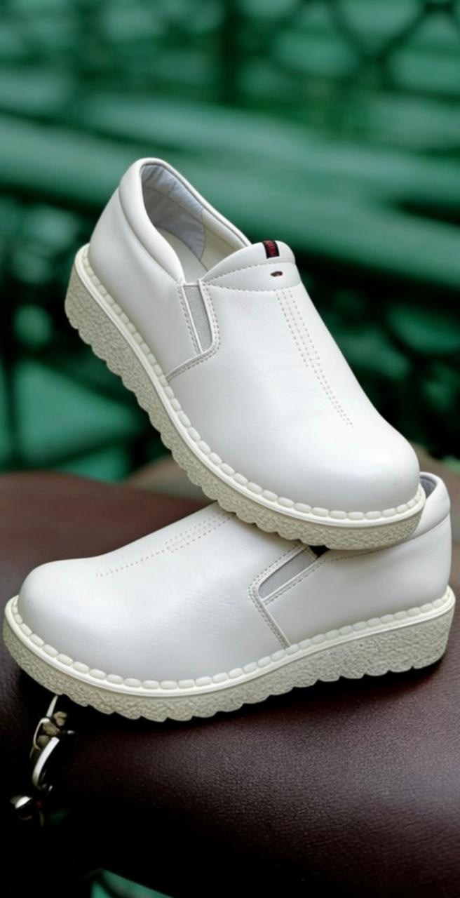 ,мокасины детские белые,повседневная ,защитная ,поварская