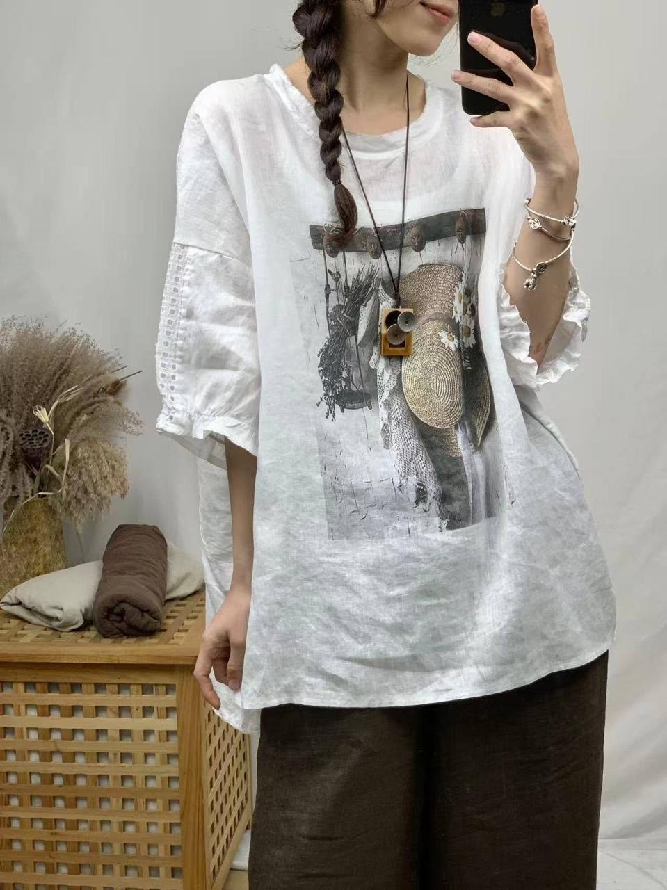 футболка женская из хлопка,женские льняные футболки,футболки женская оверсайз,женские футболки с принтом,женская футболка из хлопка и льна