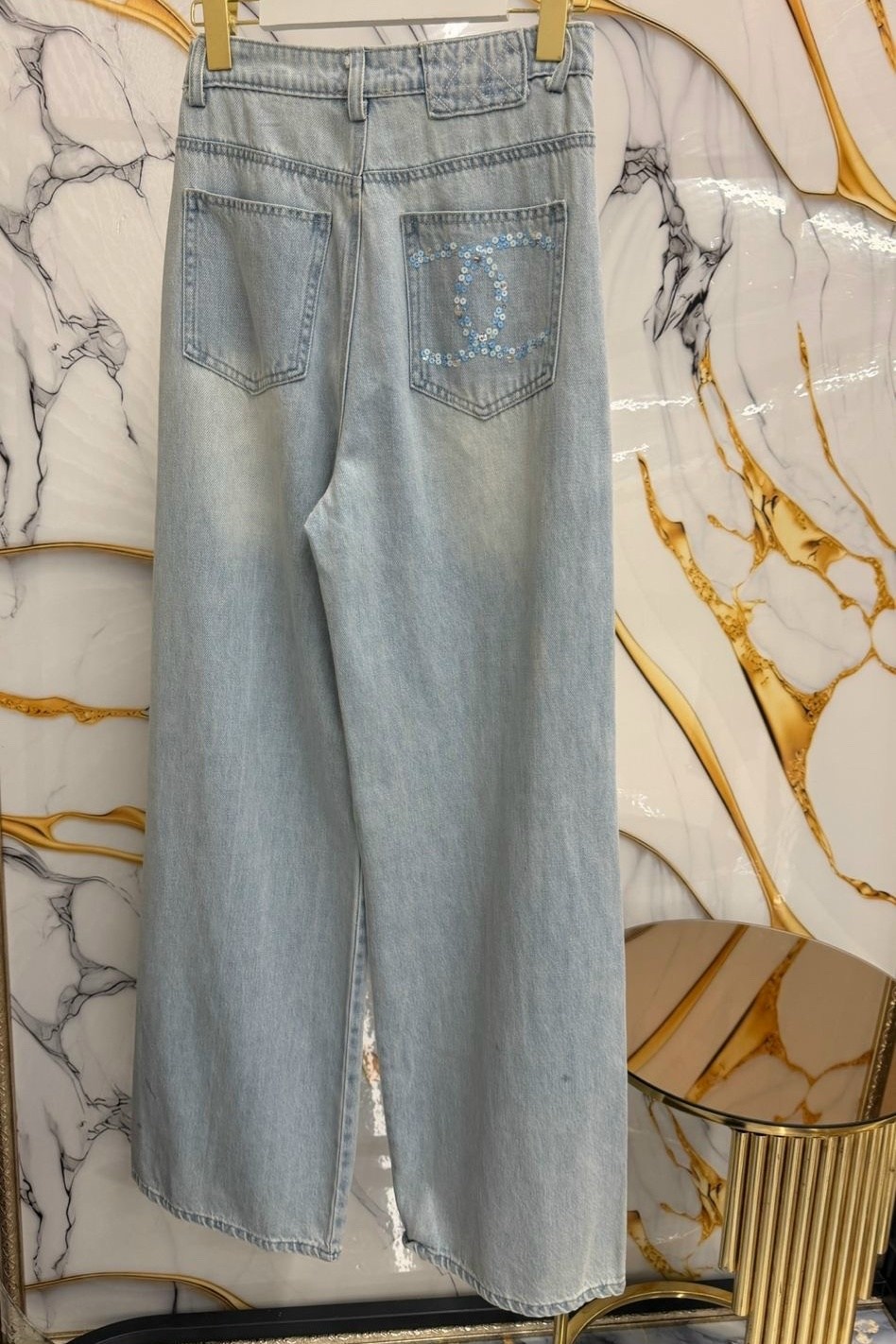 женские джинсы,модные джинсы,джинсы chanel,джинсы шанель,широкие джинсы