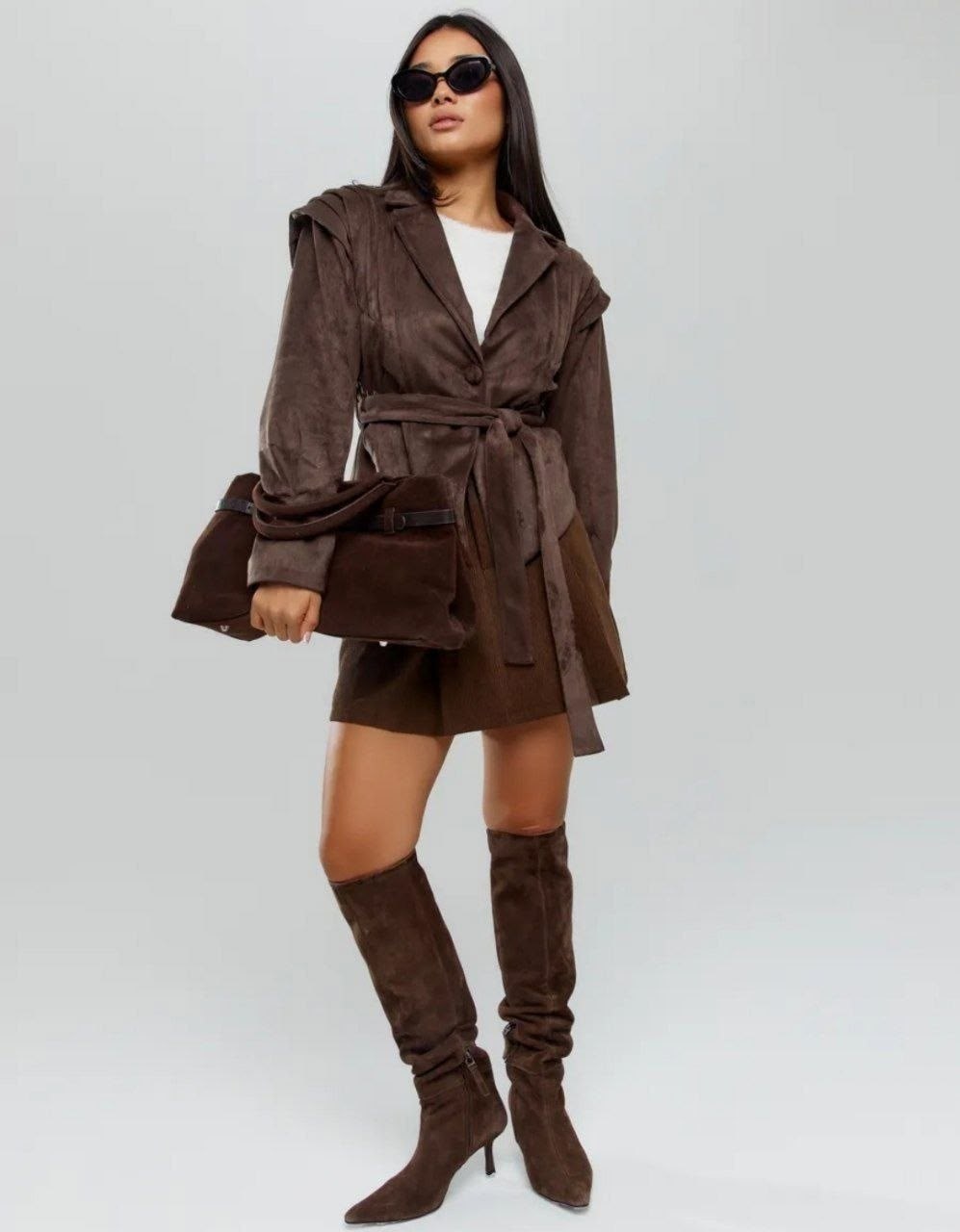 куртка замшевая жакет премиум line xz 325217125,замшевая куртка,куртка замшевая женская,куртка эко замш,куртка замшевая жакет премиум line xz серо-коричневая