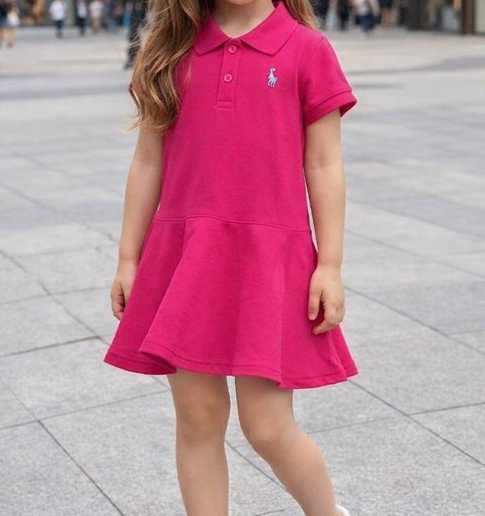 платье поло для девочки,платья детские,платье поло,поло для девочки,платья детские для девочек