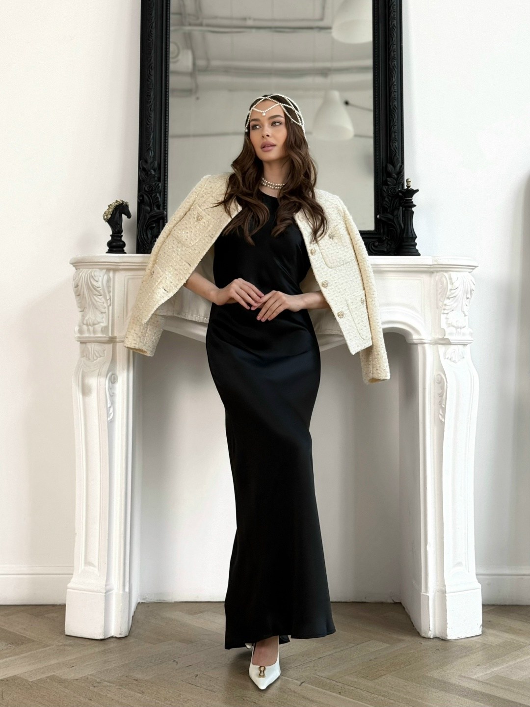 вечернее платье,платья,платье черное,приталенное платье,длинное платье