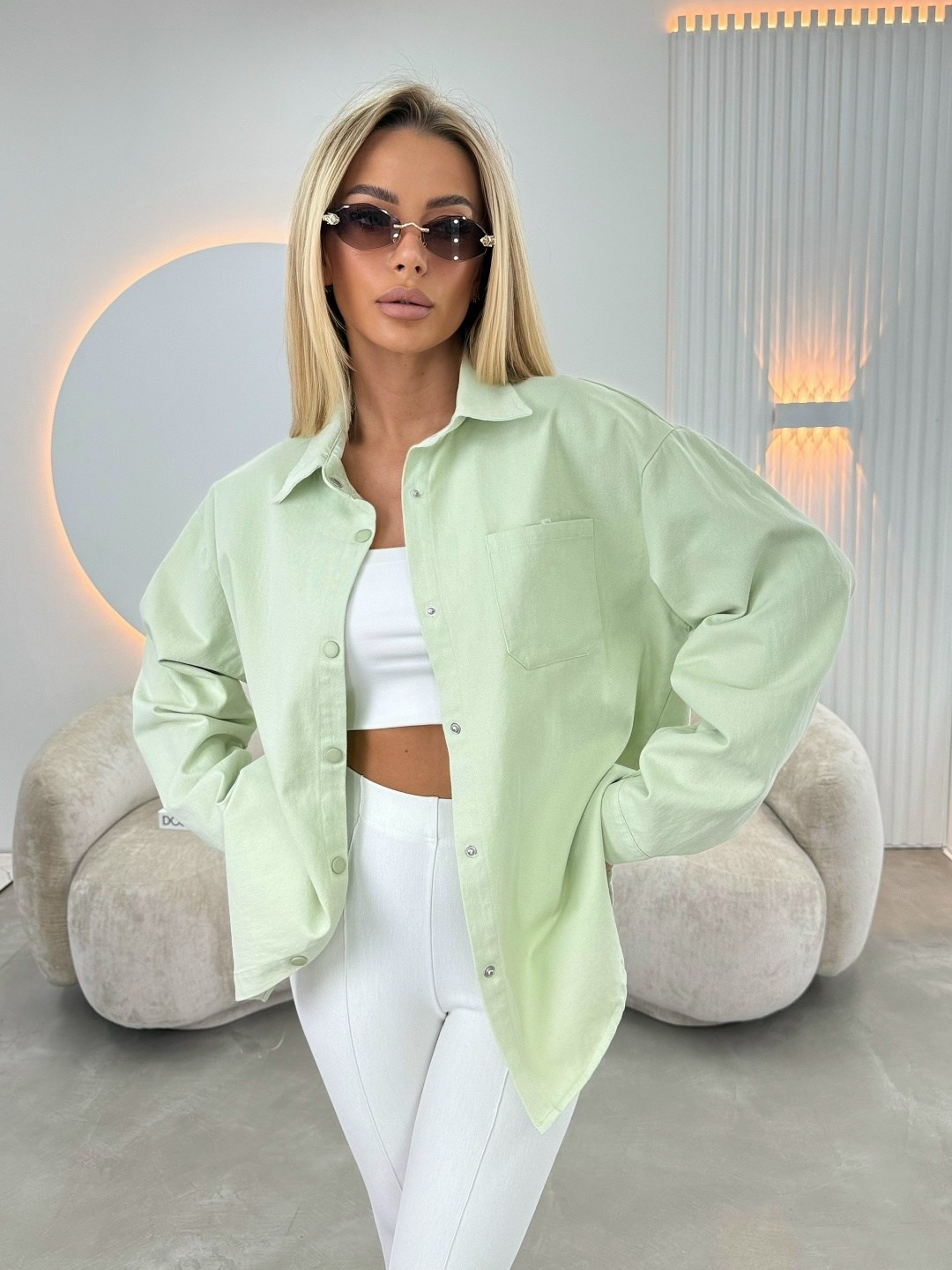 рубашка женская,рубашка женский nataly rik зеленый,зеленая рубашка женская оверсайз,рубашка джинсовая оверсайз,зеленая рубашка оверсайз