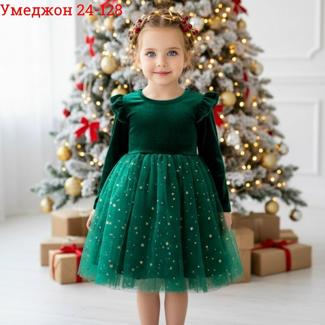 платья для девочек,изумрудное платье для девочки,детские платья для девочек,бархатное платье для девочки,новогоднее платье